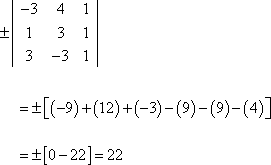 ± D = 22